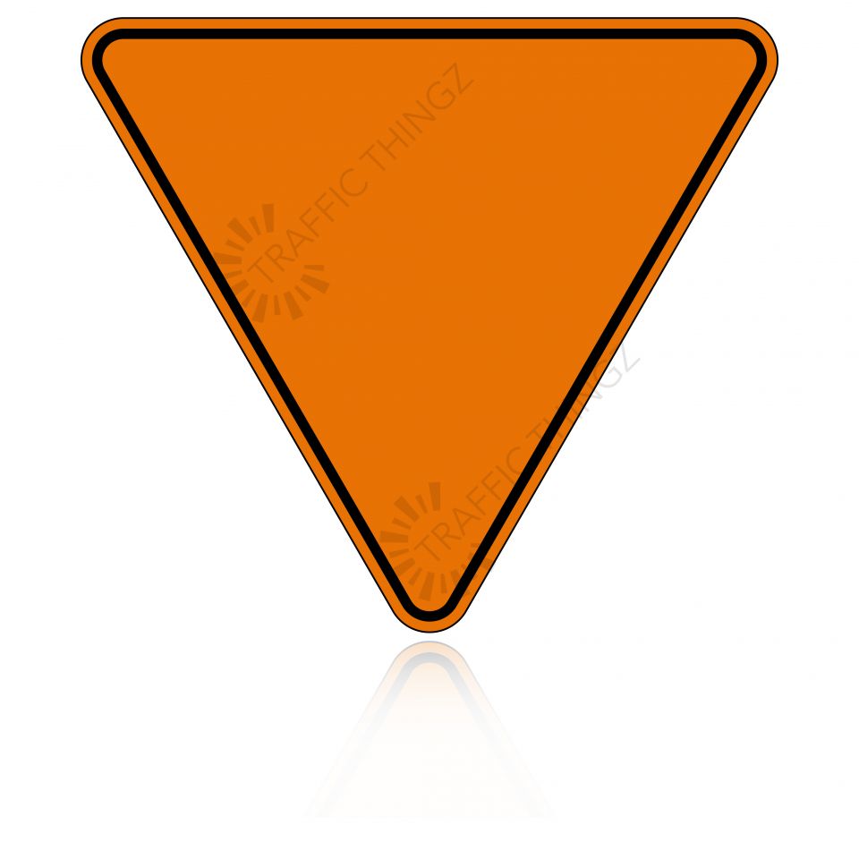 Custom Triangle Shape Sign